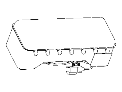 68137707AC Mopar Air Bag Passenger, Passenger Side Illustration 1 of 1