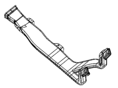 Ram 68461679AA DUCT Floor