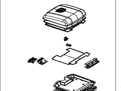 Ram 5NB13LA8AC ARMREST Console