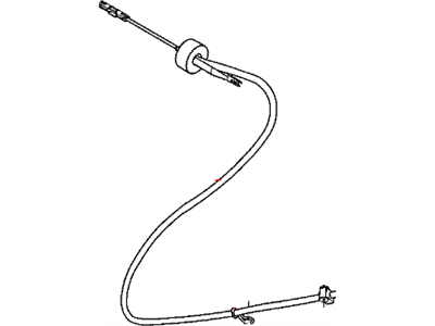 2010 Dodge Challenger Parking Brake Cable - 4779591AC