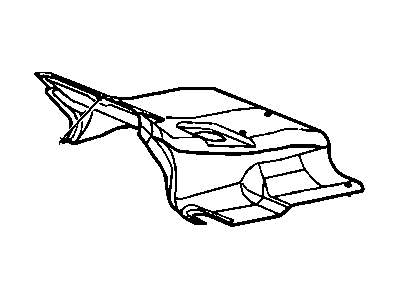 Dodge 55277297AC SILENCER Floor Pan Front Tunnel