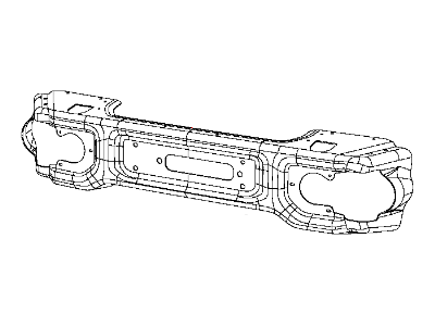 Jeep 68195896AA BUMPER Front