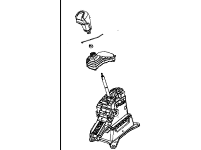 Jeep Renegade Automatic Transmission Shift Levers - 6KF01LXHAA