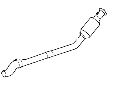 52121564AA Mopar Pipe And Converter Exhaust Illustration 1 of 1