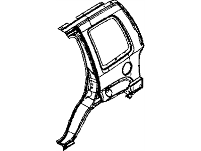 Mopar 5072884AB Panel Quarter Front Outer Only Mopar 5072884AB Panel Quarter Front Outer Only