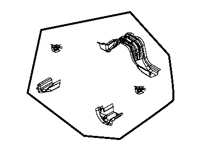 Mopar 5178054AA Crossmember Dash