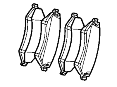 Mopar BHKH5665 Pad Kit Front Disc Brake Mopar BHKH5665 Pad Kit Front Disc Brake