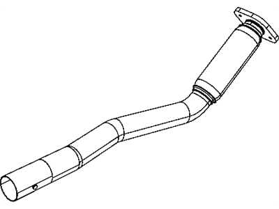 Jeep 5105815AA PIPE Exhaust Front