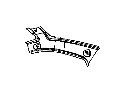 Dodge 4655347 Panel Quarter Inner