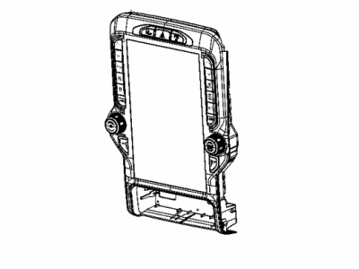 Ram 68420967AD CENTER STACK Upper