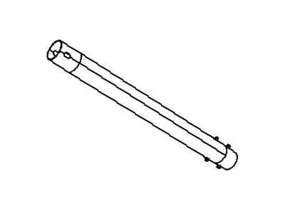 Dodge 5028735AB POST 3RD Row Tray Table