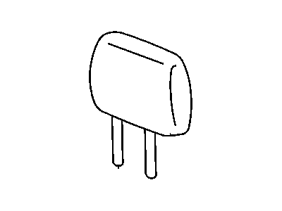 Chrysler 1FE141D1AA HEADREST Front