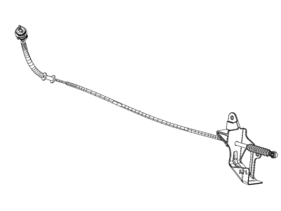 Mopar 68359560AC Cable Gearshift Control 68359560AC Mopar Cable Gearshift Control Illustration 1 of 1