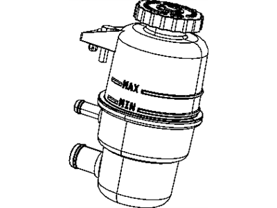 Mopar 5030970AA Reservoir Power Steering Pump 5030970AA Mopar Reservoir Power Steering Pump Illustration 1 of 1