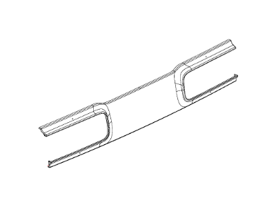 Dodge 68254141AA APPLIQUE FASCIA Center