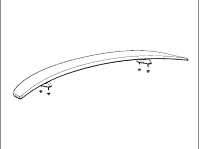 Dodge 82213028AB SPOILER KIT Deck Lid