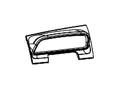 Dodge 1HQ12XDVAF BEZEL Instrument Cluster