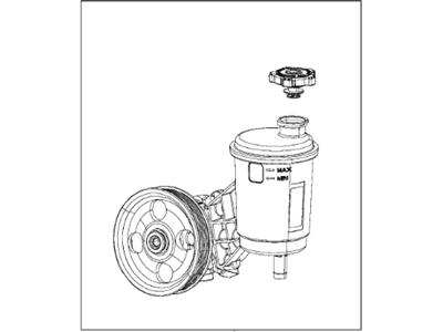 Ram 68225509AA PUMP Power Steering Includes Cap