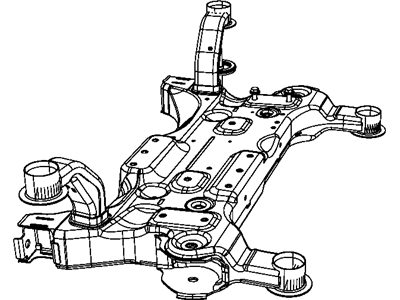 Dodge 5085819AF CROSSMEMBER Front Suspension