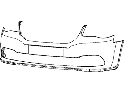 Dodge 68088966AA FASCIA Front Primed