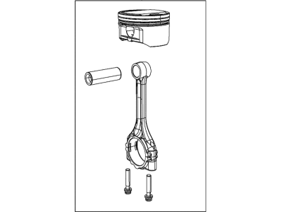 Mopar 68193491AB Piston Pin And Rod Mopar 68193491AB Piston Pin And Rod