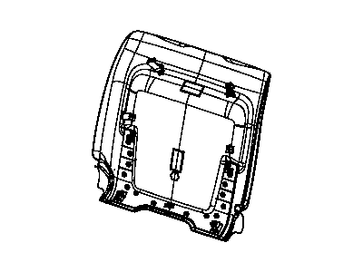 Jeep 1UP05DX9AA PANEL Front Seat Back