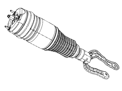 Jeep 68059905AB SPRING AND SHOCK ASSEMBLY Air Suspension