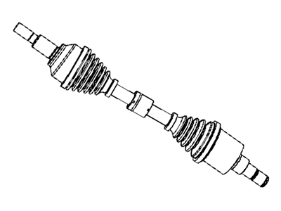 Chrysler R2123559AB SHAFT Front Drive