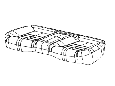 Mopar 6AL37DX9AA Cover Rear Seat Cushion Mopar 6AL37DX9AA Cover Rear Seat Cushion