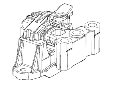Jeep 68273165AB ISOLATOR Engine Mount