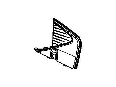 Dodge 1SY14DX9AD Handle Bezel