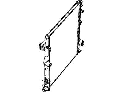 Jeep 68003966AB RADIATOR Engine Cooling