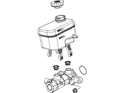 Jeep 68057474AA MASTER CYLINDER Brake