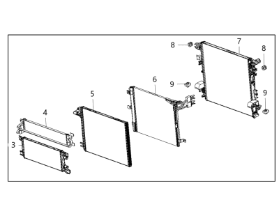Jeep 68272753AE MODULE Cooling