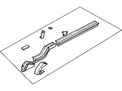 Chrysler 4580298AD RAIL Frame Side
