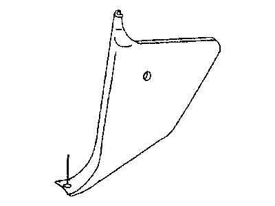 Dodge 5FH90LAZAB Kick Panel Trim