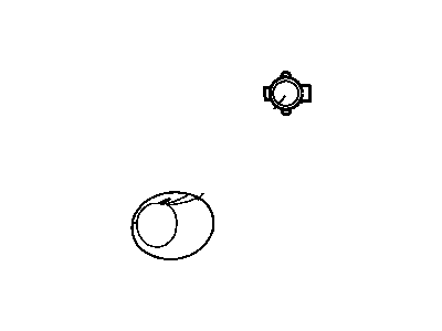 Dodge 55077475AC LAMP AND BRACKET Fog Lamp