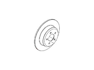 Mopar 4779208AD Rotor Brake Rear