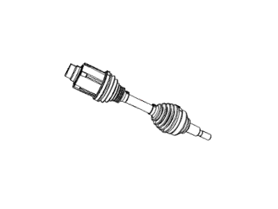 Dodge 52123724AB SHAFT Front Drive