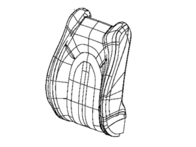 Mopar 7BC83LA3AA Cover Front Seat Back