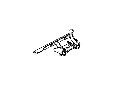 Mopar 4865936AC Latch And Base Folding Top 4865936AC Mopar Latch And Base Folding Top Illustration 1 of 1