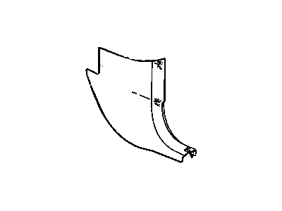 Jeep 1CL27BD1AB PANEL Cowl Side Trim