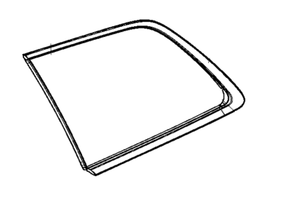 Jeep 68295542AA GLASS Quarter Window