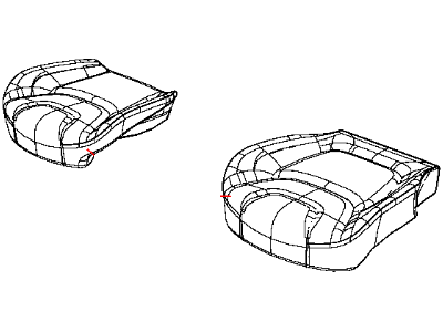 Jeep 5VG67LC5AB COVER Front Seat Cushion