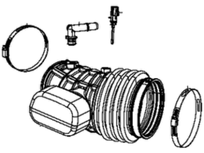 Jeep 53010795AD DUCT Air Cleaner