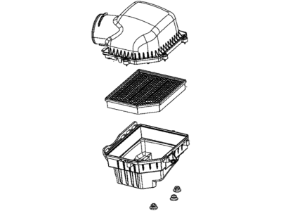 Jeep 53010797AC AIR CLEANER ASSEMBLY Engine