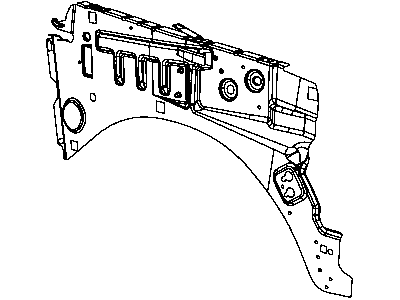 Mopar 55177018AN Panel Fender Inner
