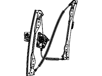 Chrysler 68027865AA REGULATOR Front Door Window