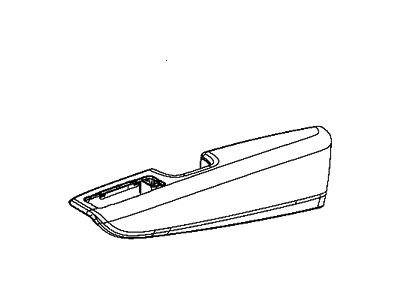 Mopar 6CW38DX9AA Armrest Front Door Trim With Pull Cup