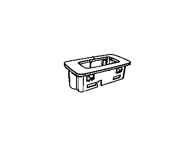 Dodge 1DK40DX9AB BEZEL Vent Window Switch